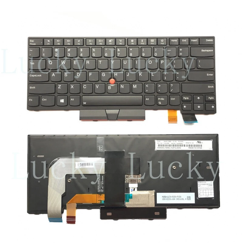 

f 01AX569 FOR Lenovo Thinkpad T470 T480 A475 A485 US English Backlit Keyboard