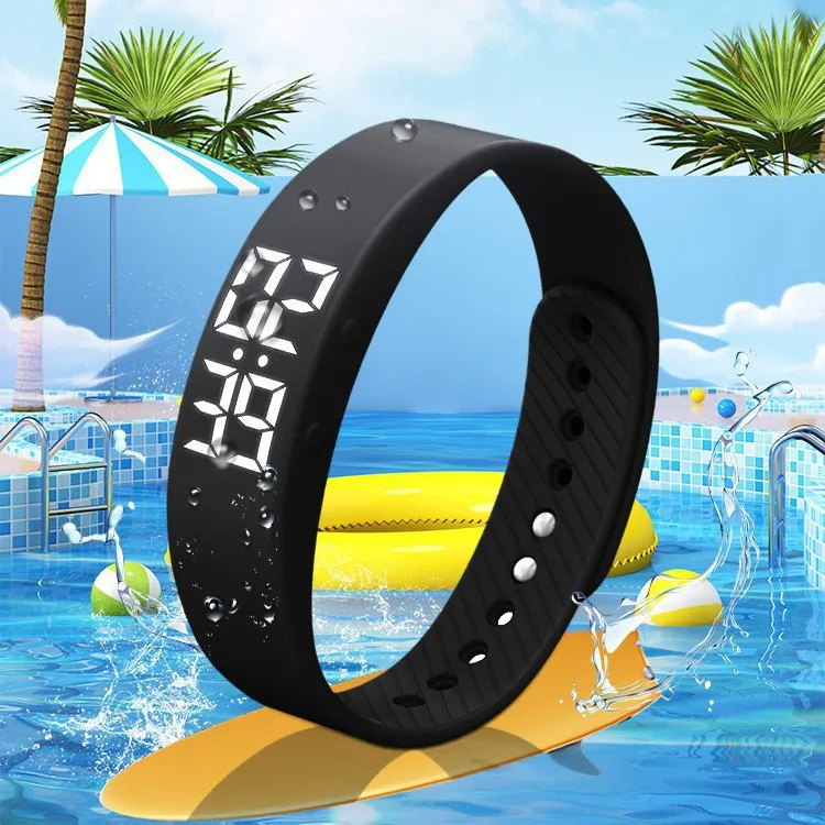 T5s sports smart bracelet vibration alarm clock watch student watch waterproof sleep detection simple hot sale
