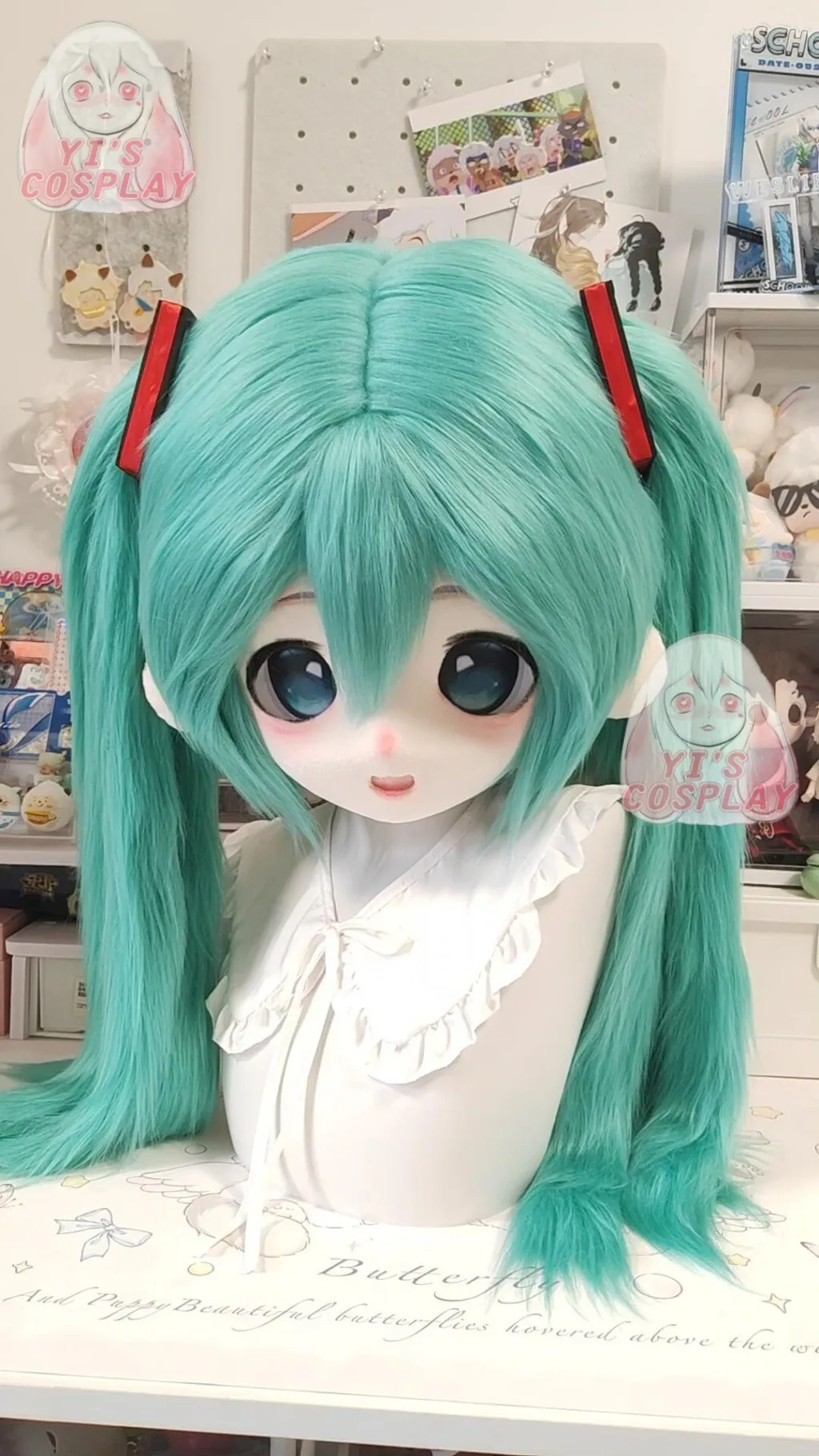

Yis косплей на заказ пушистая голова кигуруми OC голова косплей Kemono Fursuit гарнитуры ручной работы Beast индивидуальный меховой костюм Kemono голова