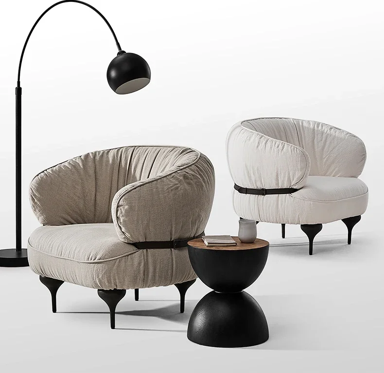 Leinencouch, einzeln geschlossen, moderner Break Kinber Chair Designer