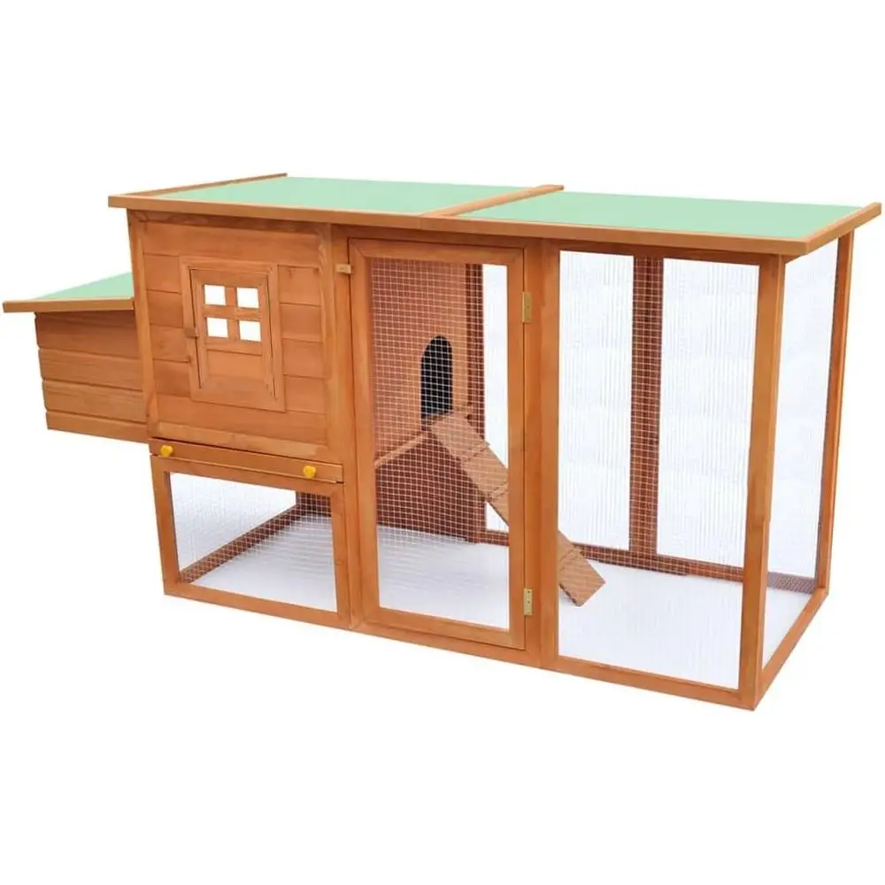 

Всепогодный уличный курятник со съемным поддоном для уборки, подходит для сада, террасы и балкона