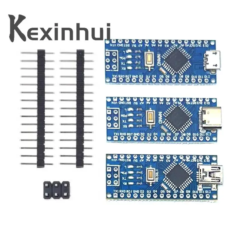 Tipo-C USB Nano 3.0 Con Bootloader Compatibile Nano 3.0 Controller Per Arduino CH340 Driver USB 16Mhz IC Originale ATMEGA328P