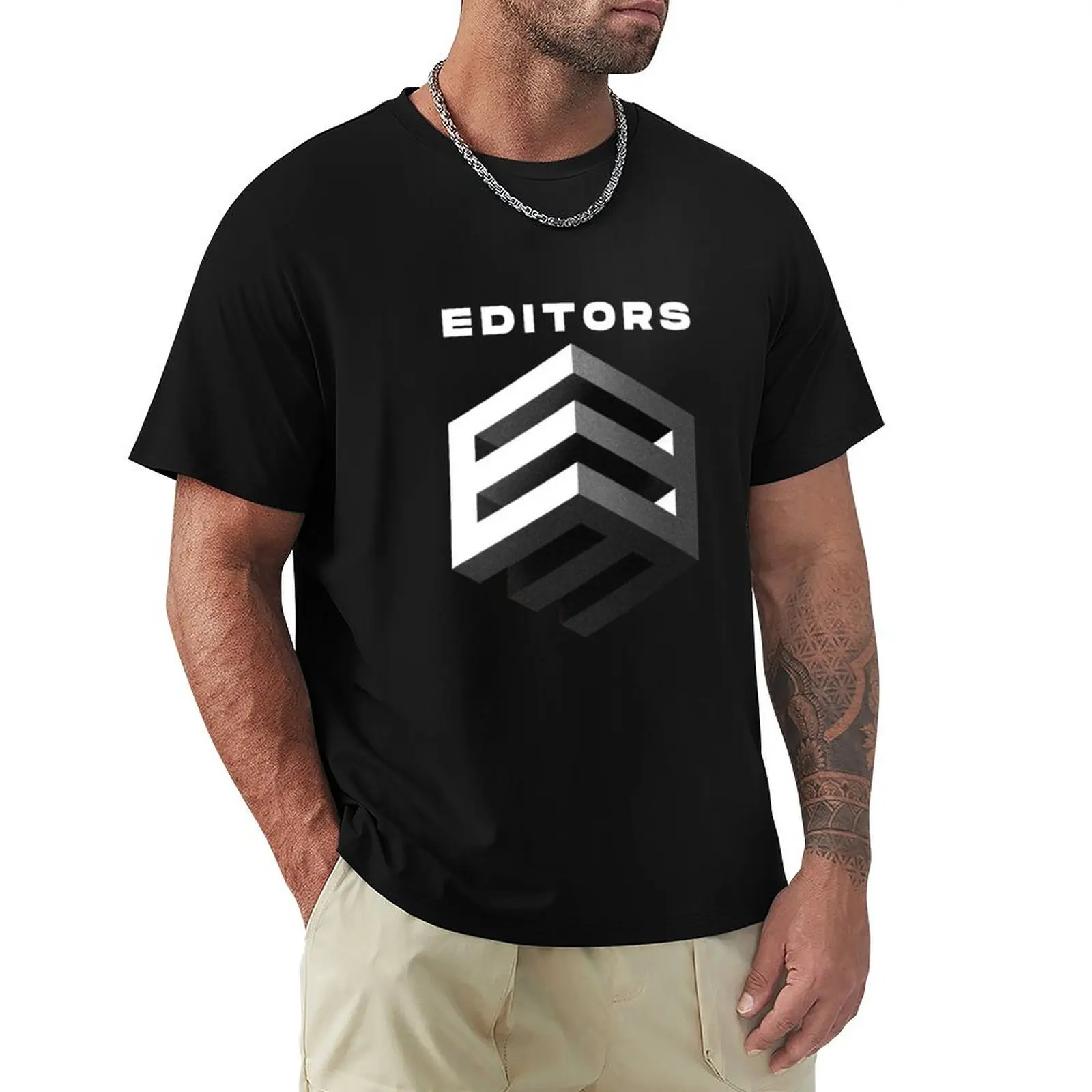 EDITORS BAND T-Shirt Basic Regular Fit Casual T-Shirt