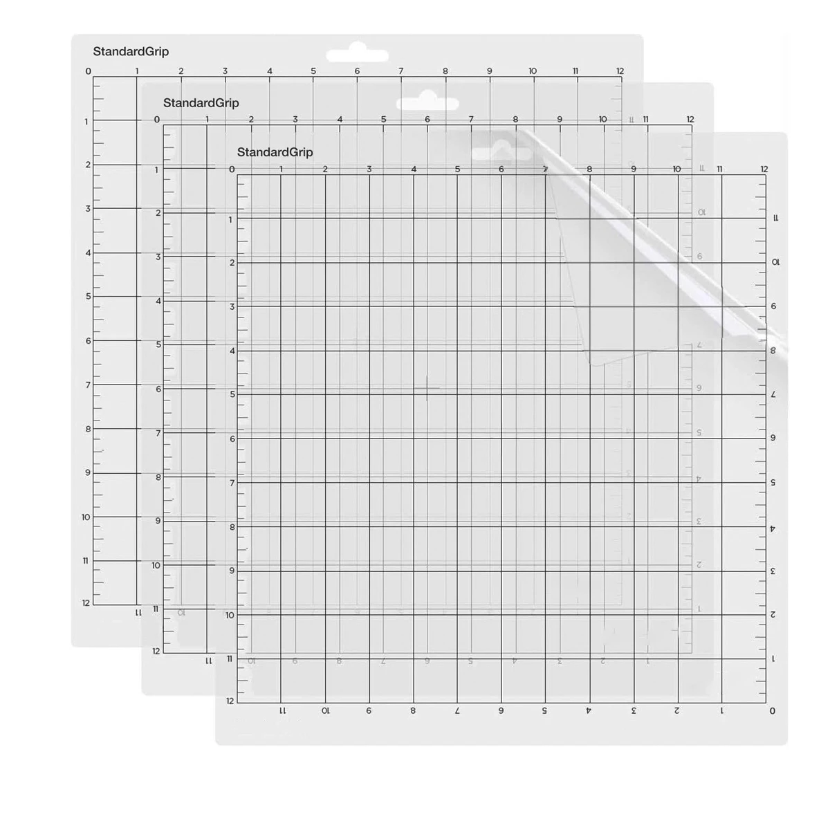 1 Stück 12"x12" StandardGrip Schneidematte für Silhouette Cameo – selbstklebende, rutschfeste Ersatzmatte für Vinyl, Basteln, Nähen