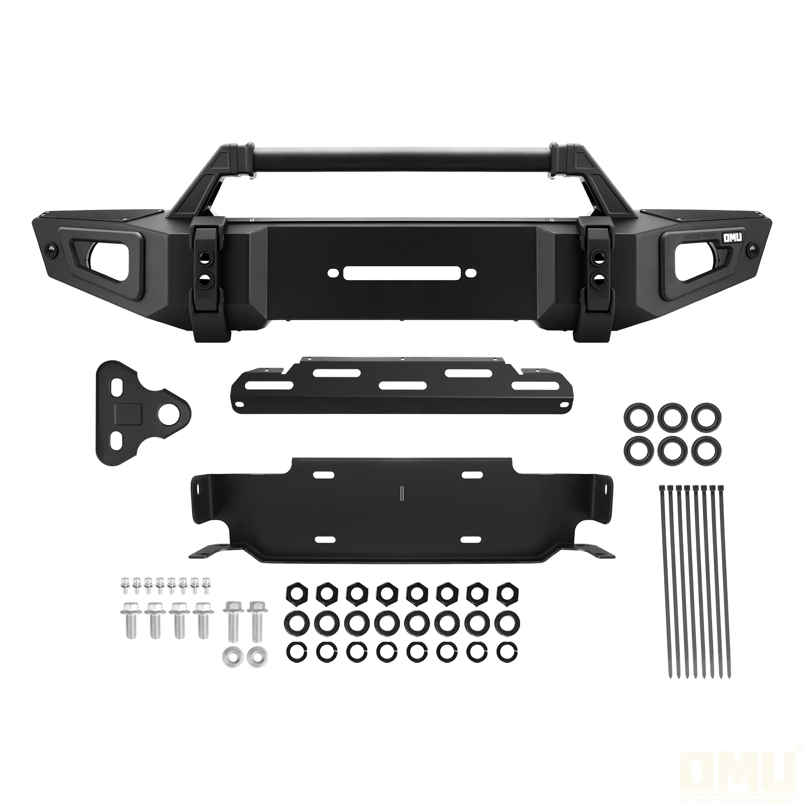 

Передний автомобильный бампер OMU для Jeep Wrangler JL/Gladiator JT, аксессуары для автомобильного бампера по индивидуальному заказу от Maiker