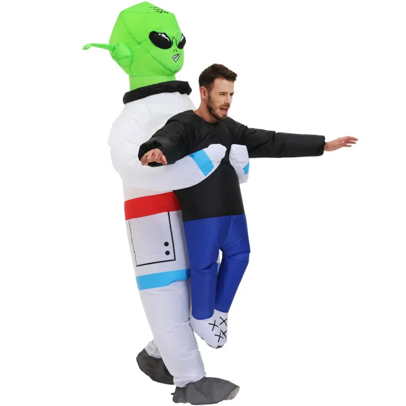 Adult Kids Cosplay Inflatable Costumes Anime Astronaut Costume Scary Mascot Halloween Party Dress Funny Suit for Man Woman