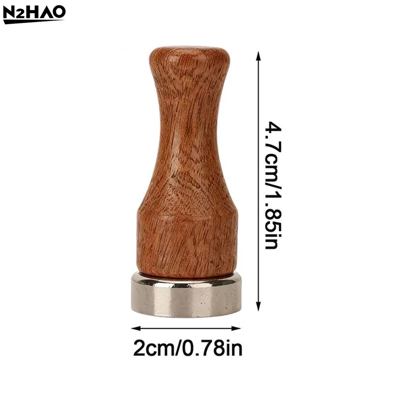 51/53/58mm Wooden Handle Magnetic Espresso Puck Screen for Ultimate Brew Control