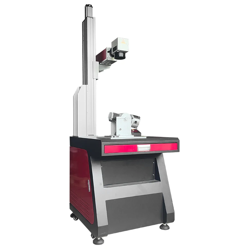Zixu fiber marking machine metal keyboard glass printed circuit board polyethylene marking QR code independent