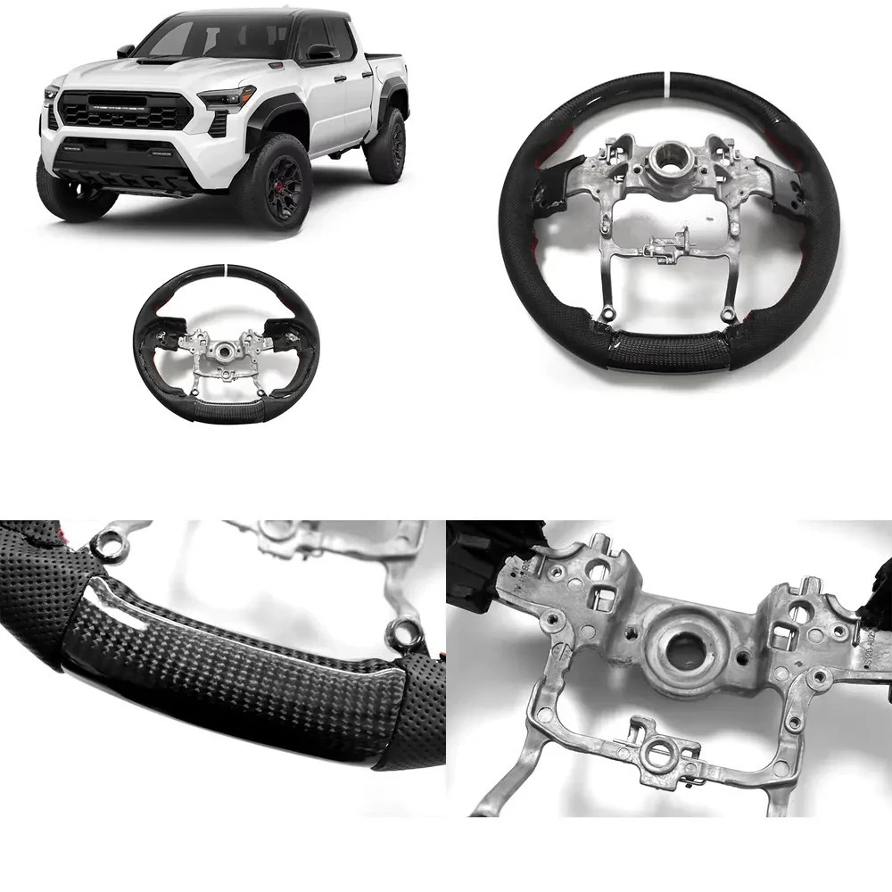Gobison Hot Sale Car Accessories Carbon Fiber Steering Wheel for Tacoma 2024 for Tundra 2022+ Car Steering Wheel