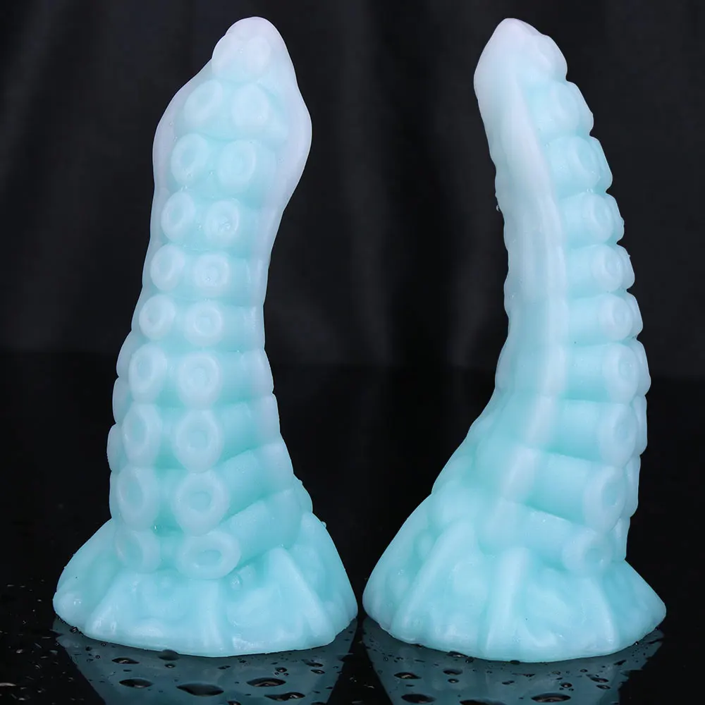 Soft Silicone Small Octopus Tentacle Dildo Animal Fantasy Dildo Colorful Anal Butt Plug Masturbate For Women Men Orgasm Sex Tool