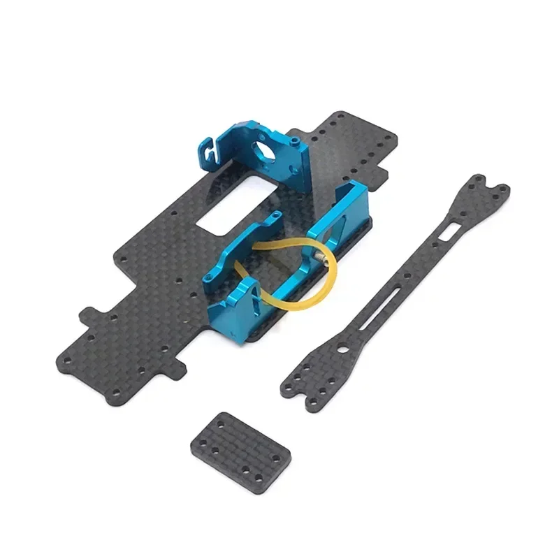 WLtoys 1/28 284131 K969 K979 K989 K999 P929 P939 RC Car Parts Metal Upgrade Modification Motor Mount Carbon Fiber Floor