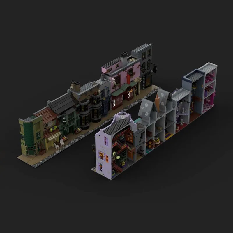 فيلم شعبي Moc قوالب بناء وحدات قطري زقاق 75978 تمديد التكنولوجيا كتل عيد الميلاد لتقوم بها بنفسك لعبة هدايا البناء #2