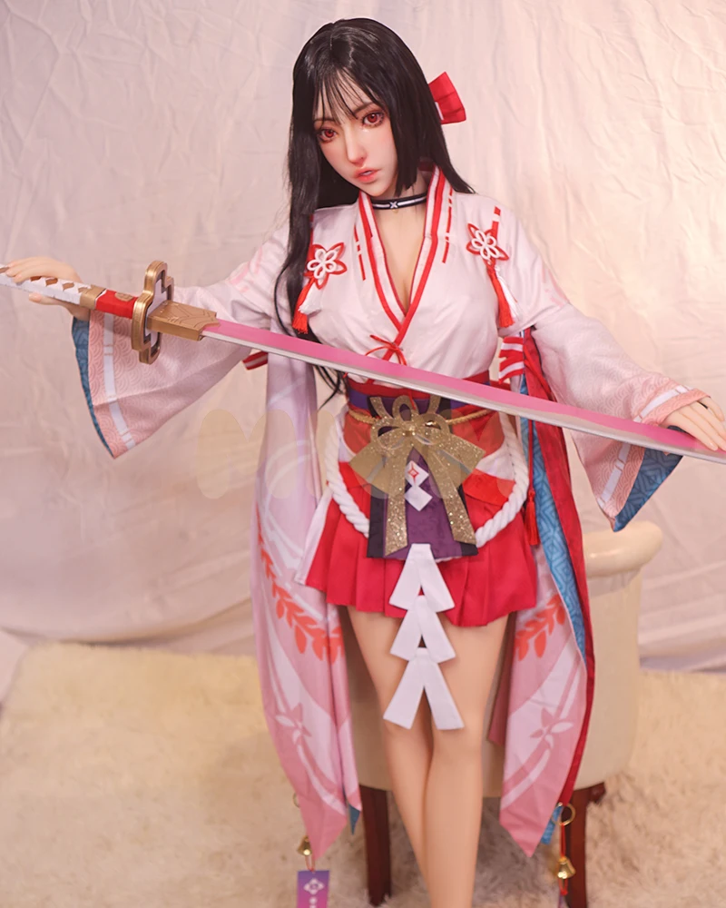 MIVM - full-size 161CM high-quality silicone doll, a sex doll for men's masturbation that simulates real vagina and anus, 18+ XX
