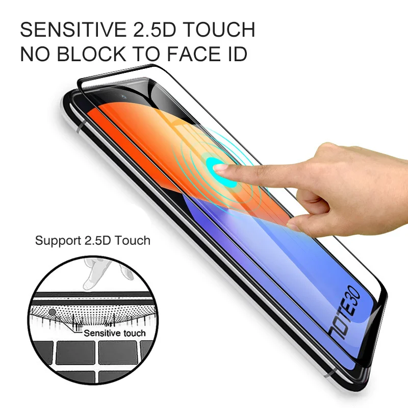 4in1 Full Cover Tempered Glass Case For Infinix hot 30 i 30i Camera Protector For Infinix note 30 pro note30 Screen Protection