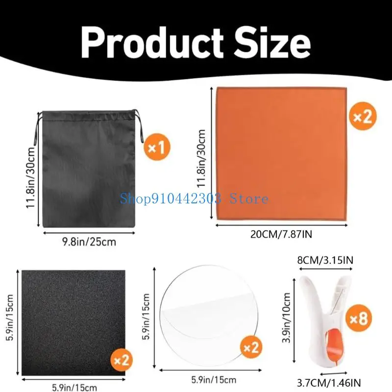 652F Trading Card Care Bundle Featuring Pressure Plates Cloth Remove Fingerprints