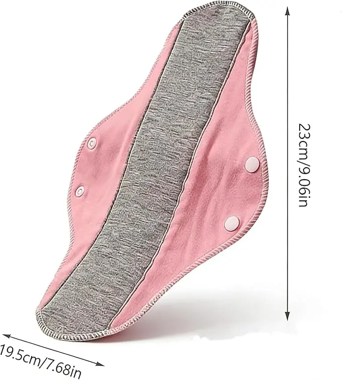 4 Pieces Reusable Graphene Incontinence Pads - Leak-Proof, Washable Sanitary Napkin for Elderly Care and Mobility Support view 6