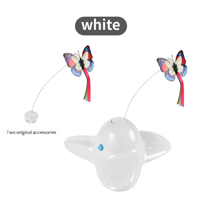 Rotating Motion Activated Butterfly Funny Smart Interactive Flutter Bug Automatic Puzzle Cat -New