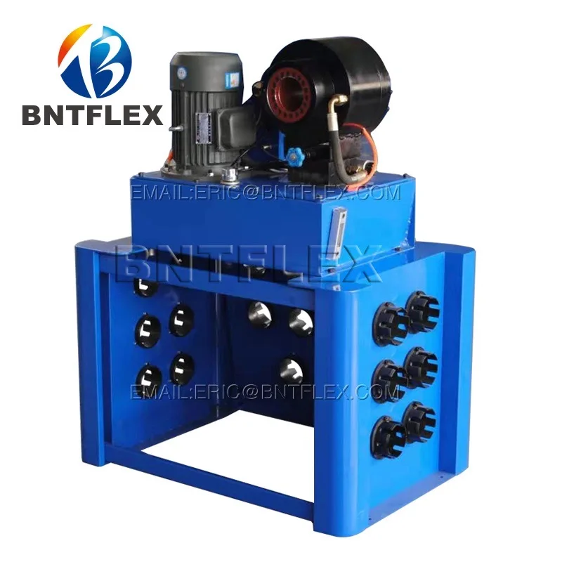 Сделано в Китае Быстрая скорость от 3/16 до 1,5 дюйма Электрические гидравлические шланговые прессы с 9 комплектами матриц для обжима труб