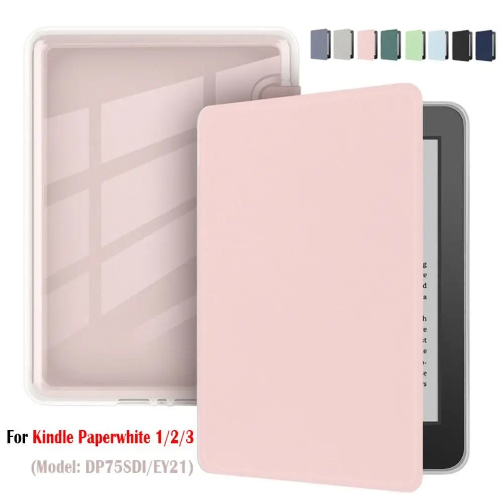

Чехол для электронной книги Kindle Paperwhite 1/2/3, 6-дюймовый смарт-задняя крышка DP75SDI, акриловый защитный чехол с автоматическим пробуждением/слином, Funda