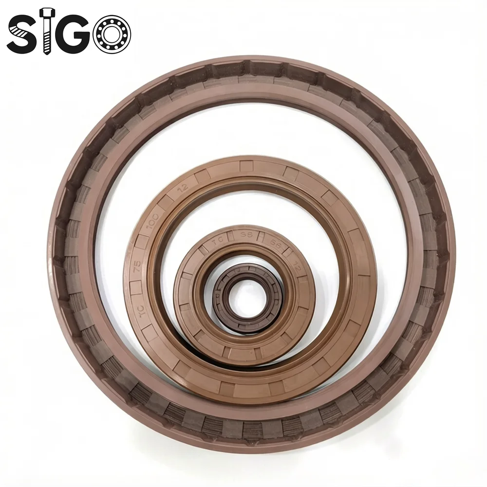 SIGO  1pc Skeleton Shaft Seal 66x90x12/68x90x10/68x120x12/69x86x8mm Fluorine Oil Seal Simmer Ring FKM Radial Sealing Gasket