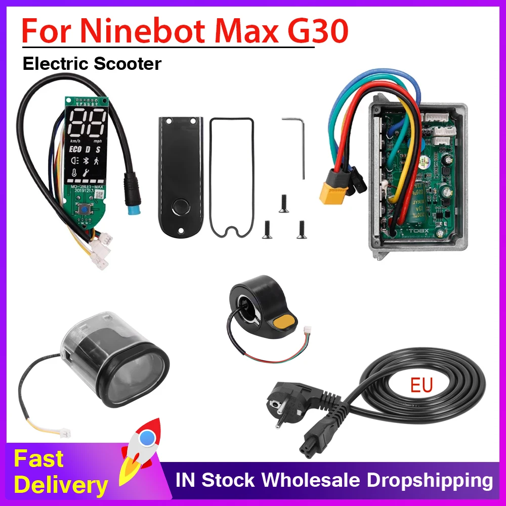 Control Board Assembly for Ninebot MAX G30 G30D G30L Electric Scooter Replacement Controller Dashboard Dispaly Panel Parts