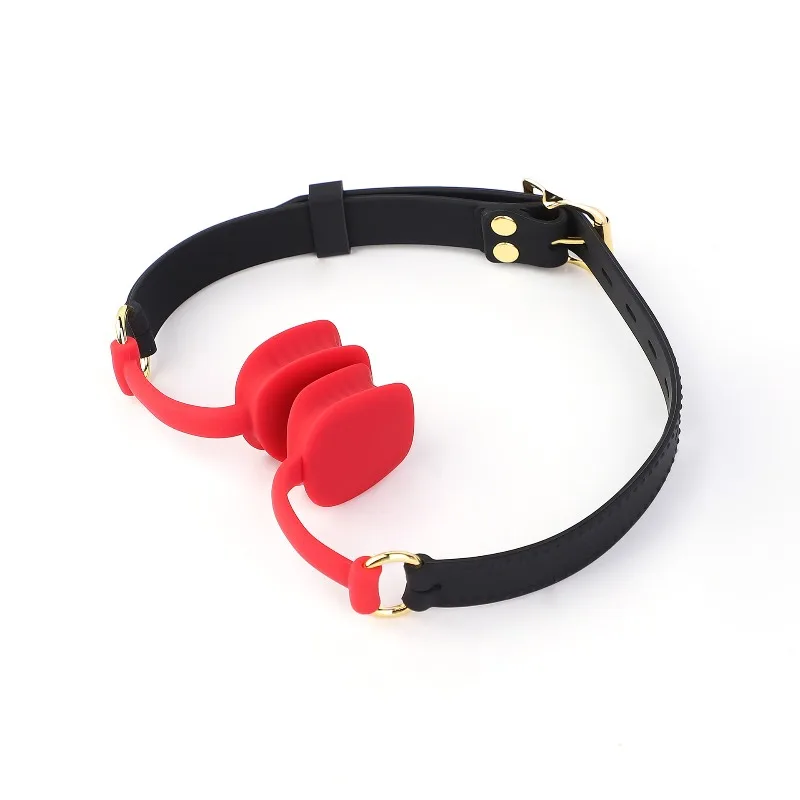 غير مرئية الفم المكونات ألعاب جنسية BDSM والعتاد الحلق العميق الكمامة القسري الفم فتح سيليكون الفم المكونات الكبار الأزواج لعبة التدريب #3