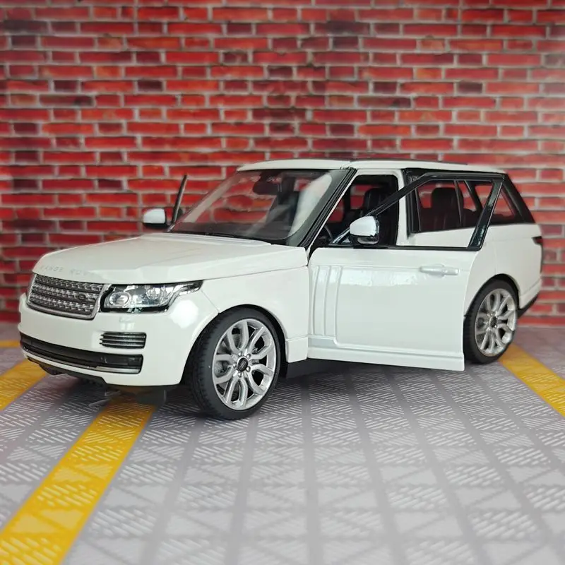 Rastar 1:24 Range Rover Alloy Modellauto Statische Modeltüren können geöffnet werden, geeignet für Sammlung und als Geschenk gegeben werden