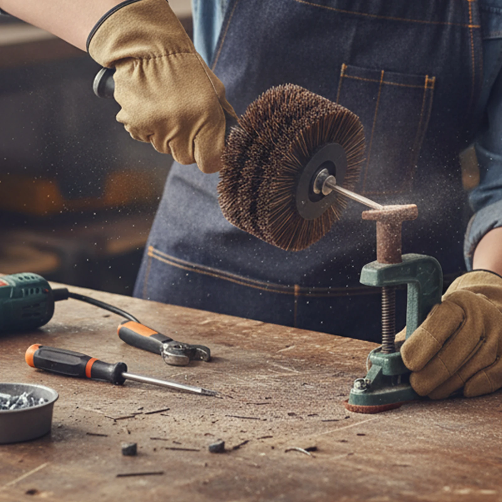 

Abrasive Wheel Cleaning Wheel Abrasion Resistance Easy Installation Efficient Dust Removal For Polishing Surfaces