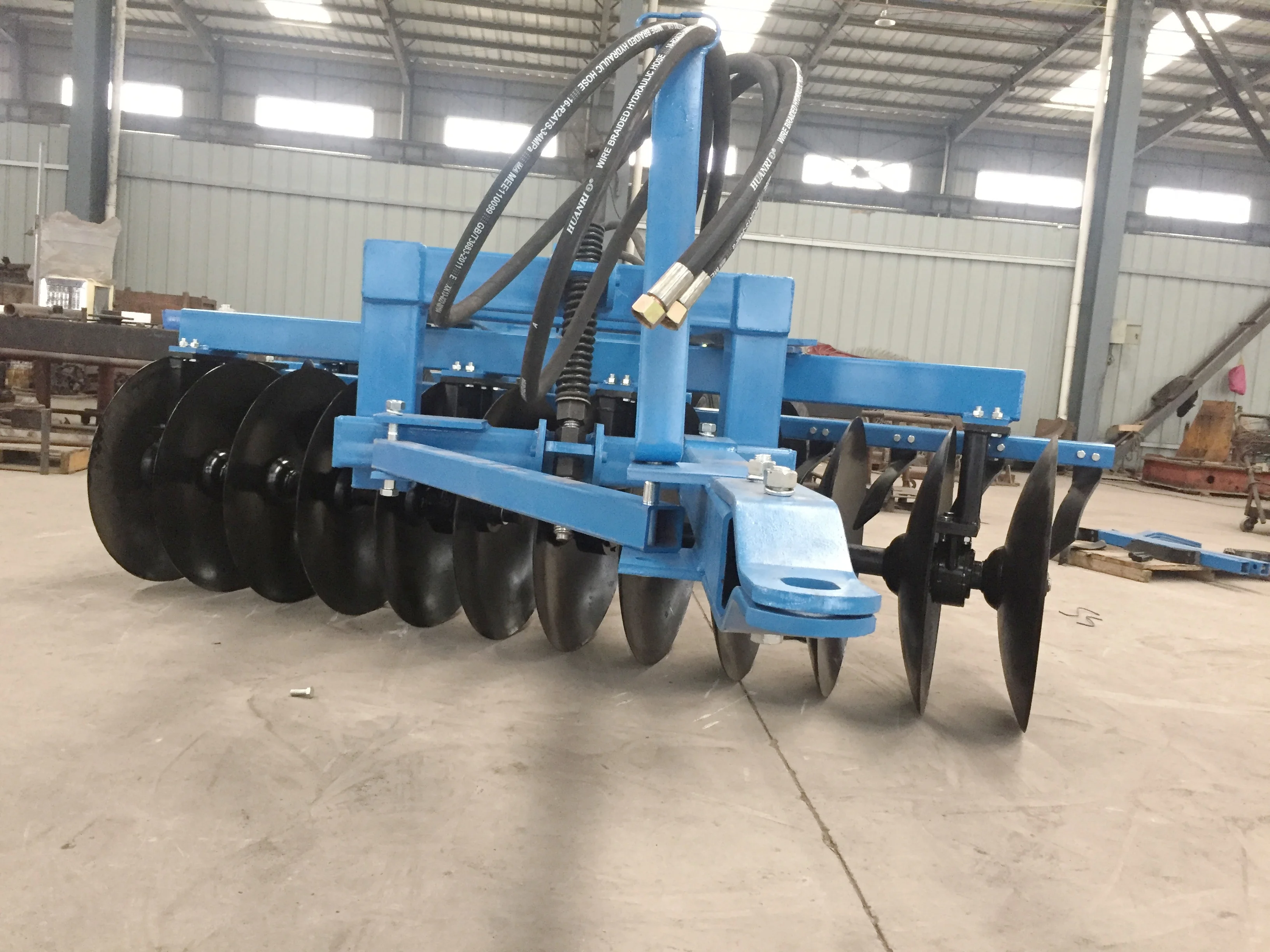 High-Speed 120-150HP Heavy Duty Agricultural Offset Disc Harrow with Gearbox for Sale