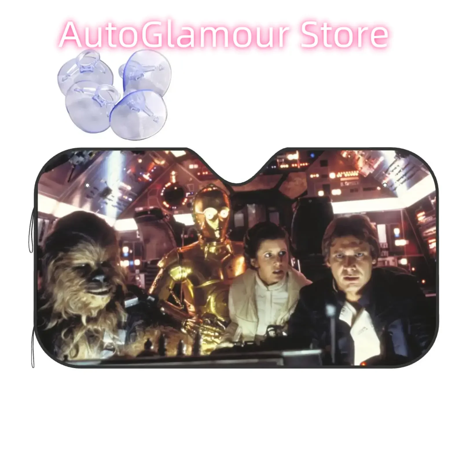 

Забавный солнцезащитный козырек на лобовое стекло W-wears, автомобильный солнцезащитный козырек для переднего лобового стекла, складной козырек, защитные блоки, УФ-лучи