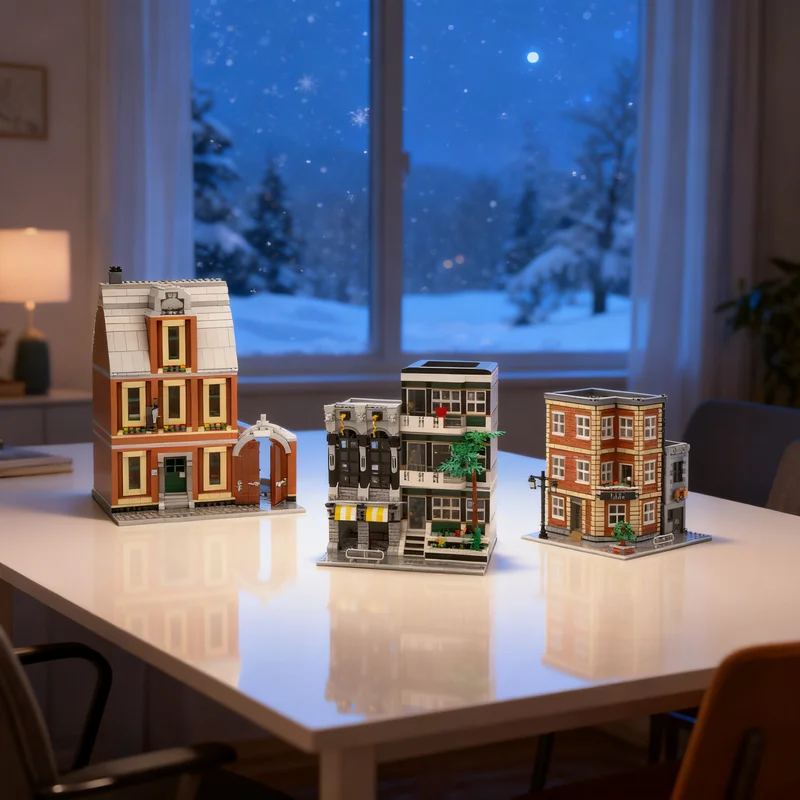 

11561pcs MOC CITY Bundle 1 Modular Streetscape Model Building Blocks DIY Gift Creative Collectible Display Decor Premium Adult