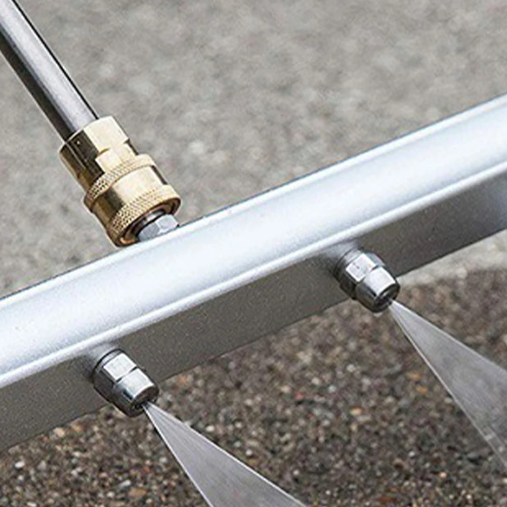 

High Pressure Spray Nozzle Strong Water Flow Floor Cleaner /4 Inch Connector Durable Ground Washer Equipment