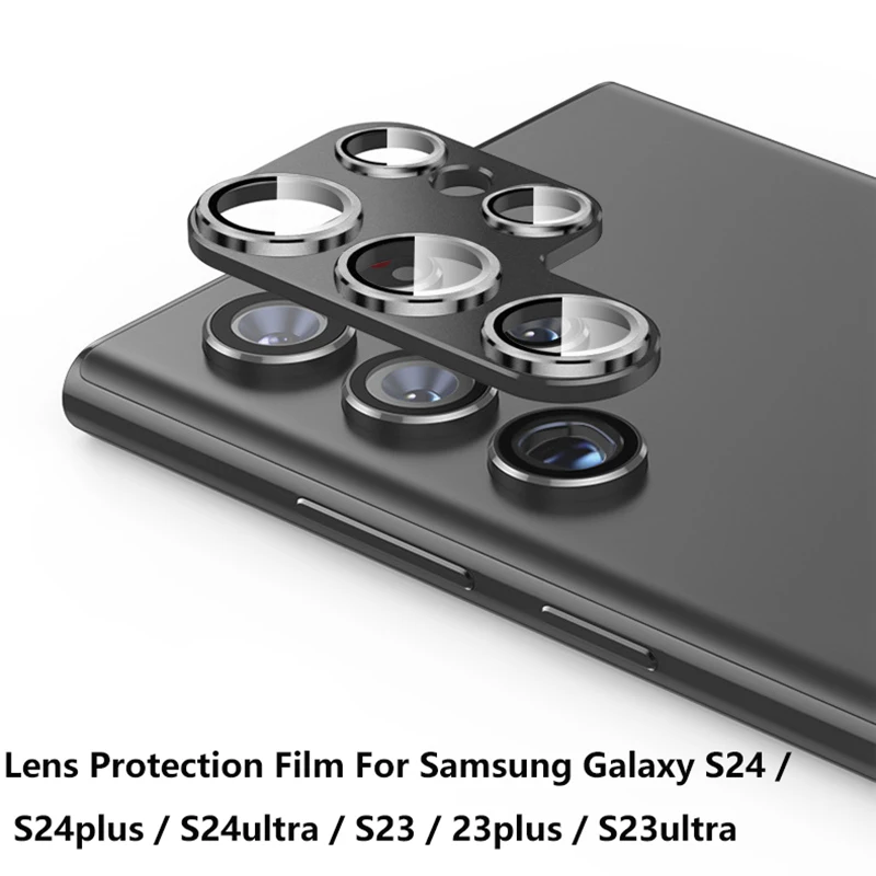 1pc Camera Lens Protector Glass For Galaxy S24 S23 Plus Full Cover Lens Ring Ptotective For Galaxy S24 S23 Ultra Camera Film