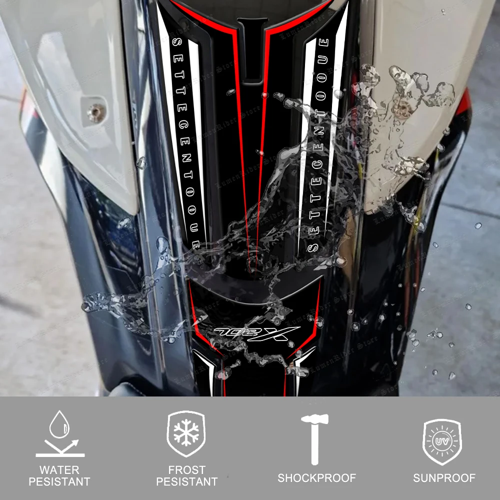 For Benelli TRK702 TRK 702 2023 Motorcycle 3D Gel Epoxy Resin Protective Sticker Tank Pad Stickers Kit