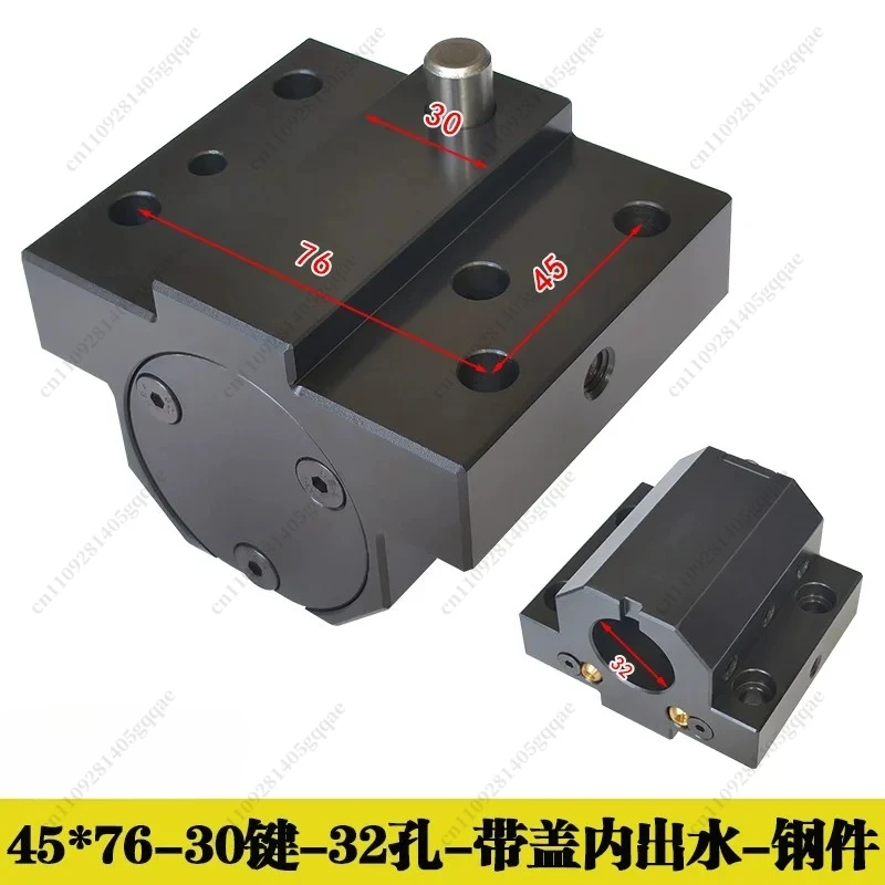 QT100 QT200 CNC-Drehmaschine Miniatur-Revolver-Werkzeughalter Blockturm Bohr- und Exzenter-Werkzeughalter mit Wasserablass – Detail 6