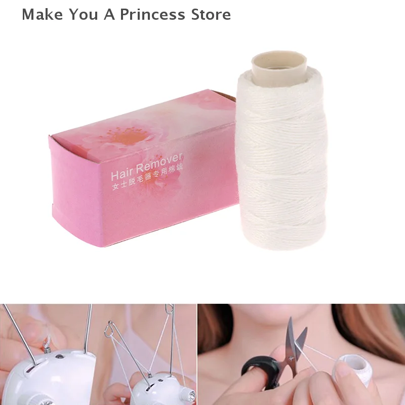1 Spools Thread for Cotton Threading Facial Hair Remover Epilator Trimmer Electric Hair Removal for Women