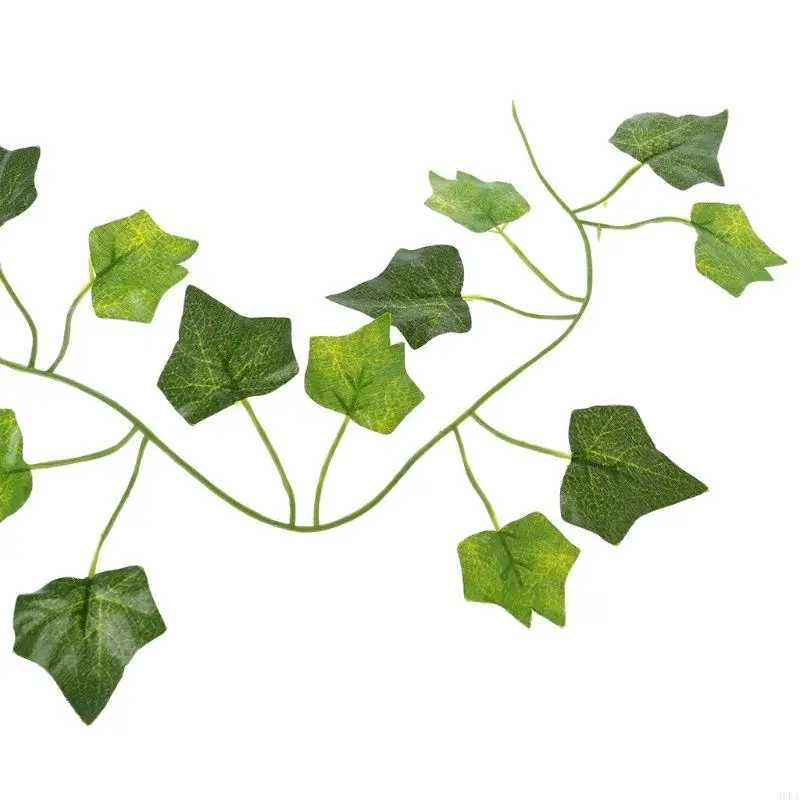 

31KA Reptiles Vine Artificial Hanging Plants Leaves Reptiles Terrarium Decoration