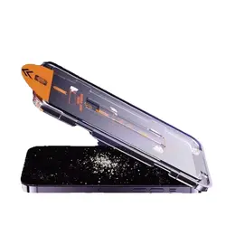 iPhone 16 16e 15 Pro Max 14 PLUS 13 12 11 XR XS X 먼지 방지 전화 화면 보호기 강화 유리 설치 키트 제거