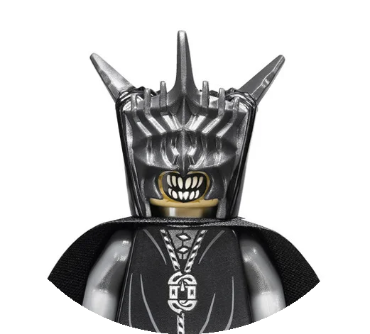 MOC Mittelalterliches Modell Ornamente MOC Herr der Ringe Spielzeug Zwerg Mini-Actionfigur Spielzeug Geschenk Ringwraith Hexenkönig von Angmar Modell 3