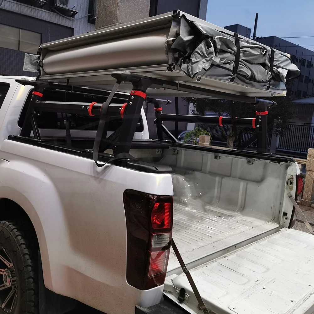 Factory Outlet Pickup Truck Bed Rear Roof Rack Ladder Pick up Car Ladder Racks