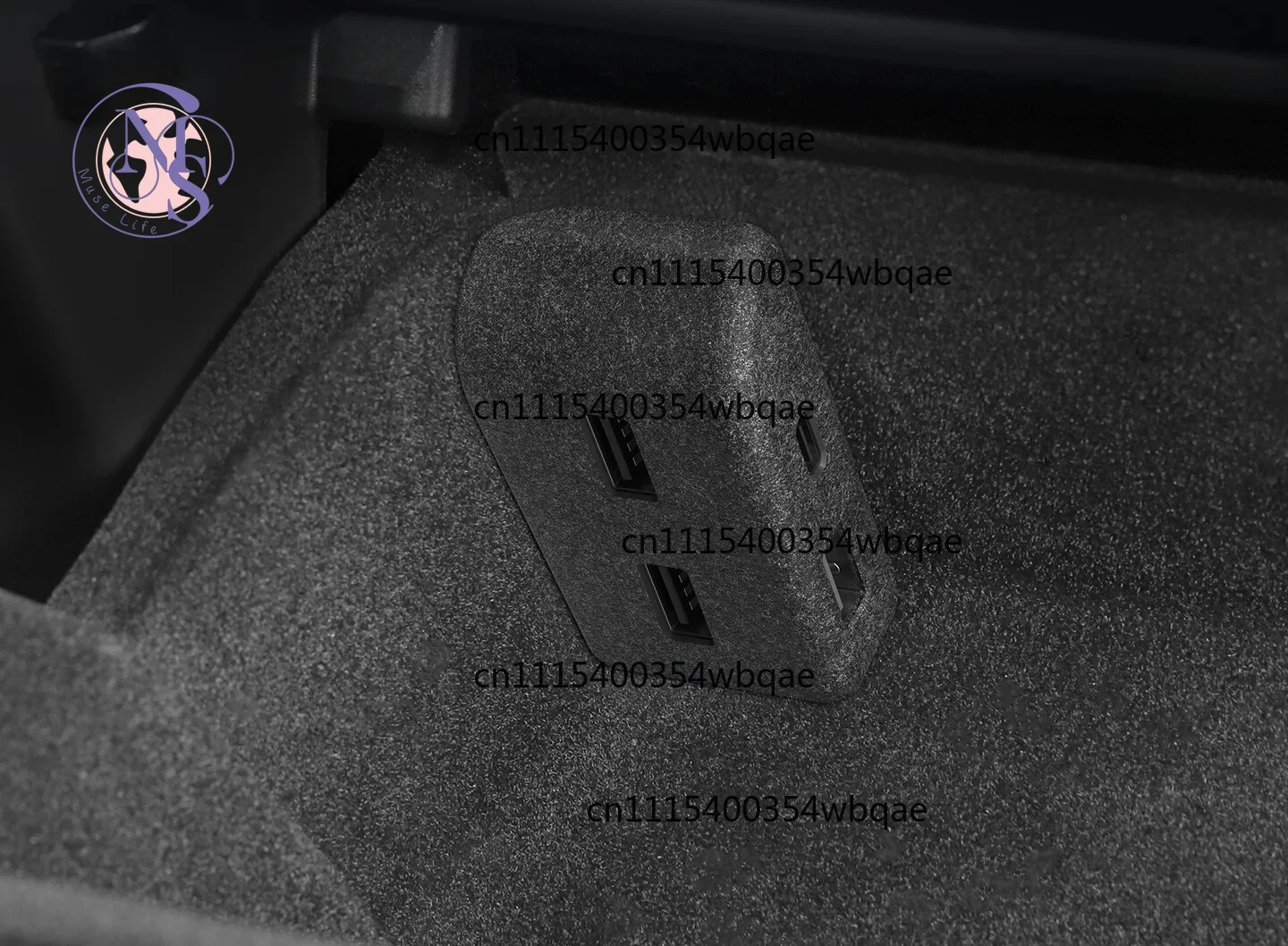 Glove Box Expansion Dock, Central Console USB Expander for New Model 3/Y/YL