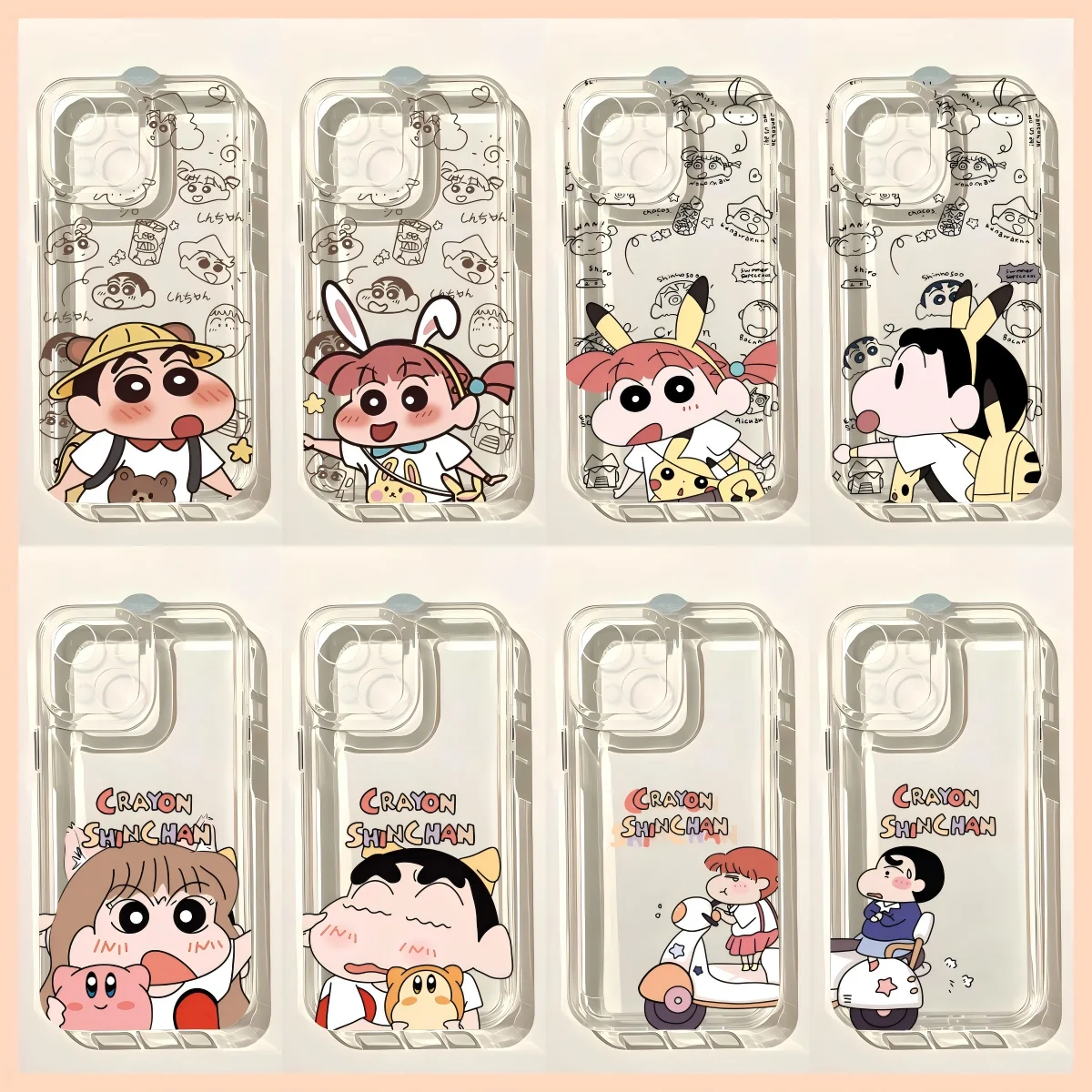 Crayons S-Shin-chans Phone Case For Samsung Galaxy A37 A57 A16 A07 A17 A36 A26 A56 A55 A35 A25 A15 A54 A24 A14 A06 A05 A13 4G 5G