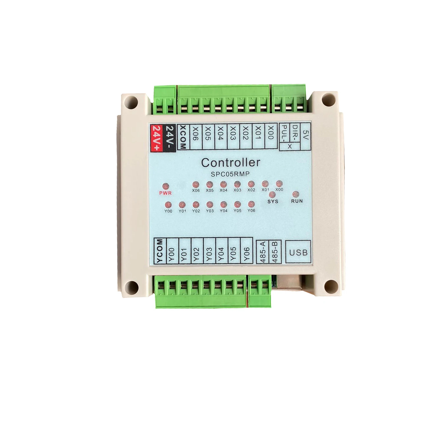 Simple PLC Programming 7 in 7 out Mobile Bluetooth  Sequence Controller Stepper Motor Cylinder Electromagnetic Valve SPC05RMP