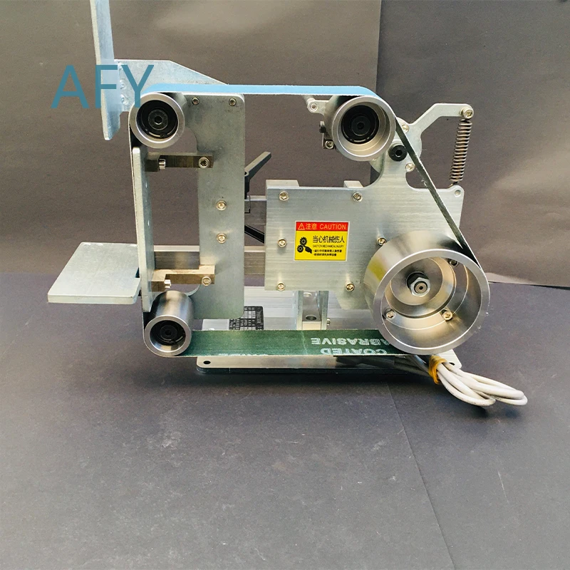 Small Belt Sander Machine for K3 220V 0.75KW Polishing Grinding Tool Abrasive Belt Sander 915x50mm Grooving Sander for Wood