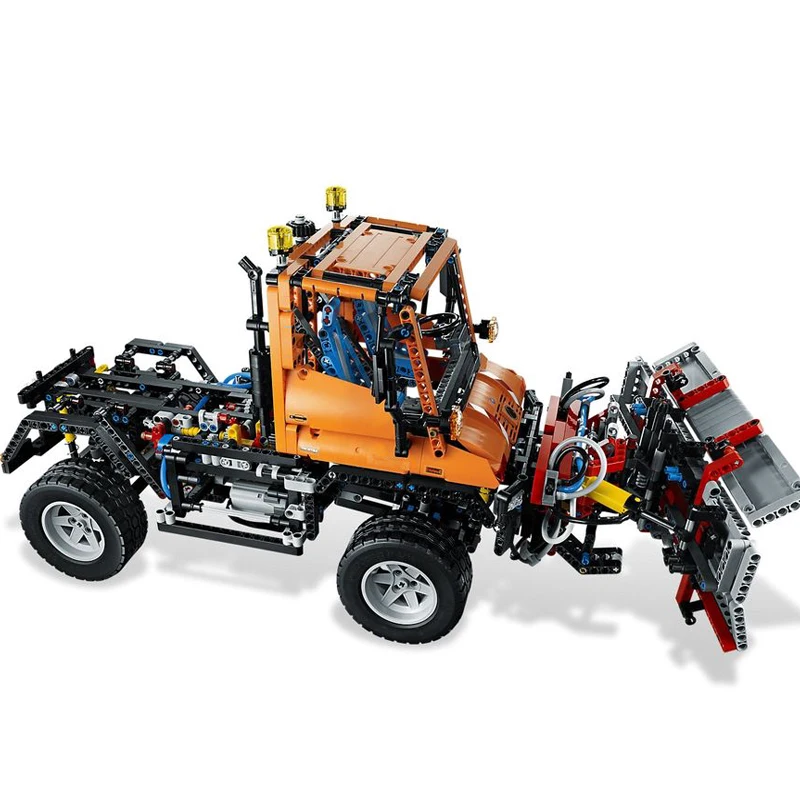 MOC-8110 High-tech Truck Crane Tractor Building Blocks Remote Control Vehicles Automotive Building Blocks Educational Toys Gifts