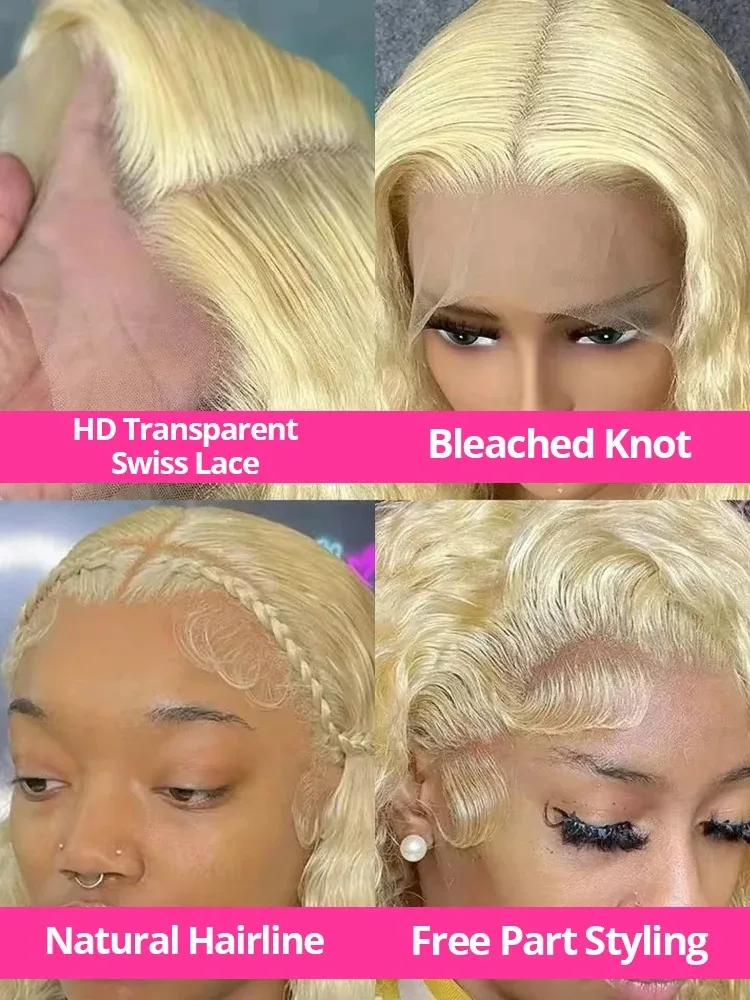 28 بوصة موجة عميقة الباروكات 613 العسل شقراء اللون 13x4 الدانتيل أمامي مجعد موجة الباروكات للنساء