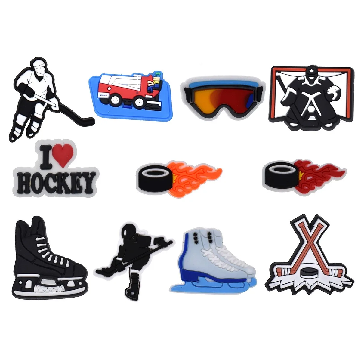 Cartoon PVC Sport Theme Shoe Charms Detachable Sandals Slipper Decoration Set Basketball Football Baseball Style Accessories Pin