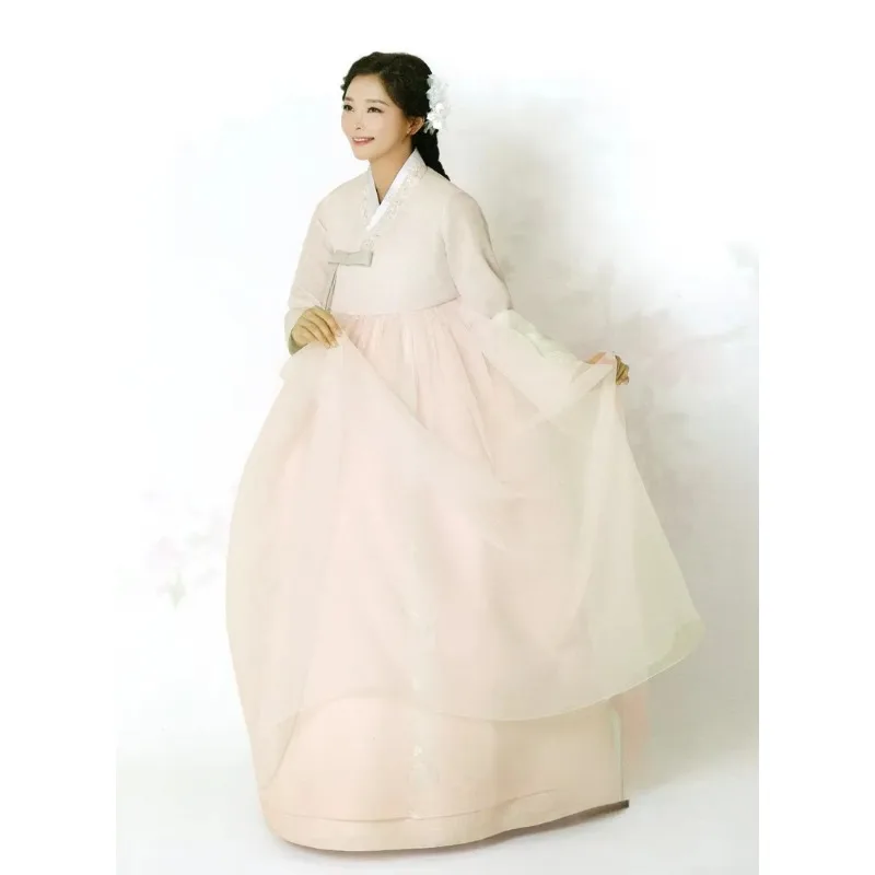 Korean Original Imported Hanbok Hand-embroidered Hanbok New Hanbok for Large-scale Events and Costumes