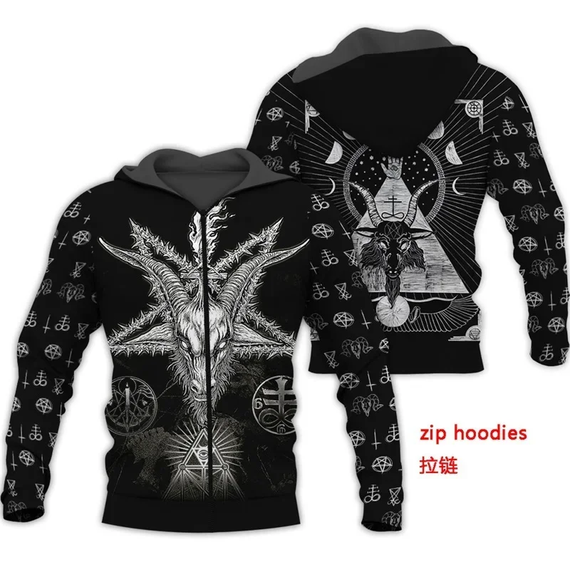 Newest Fashion Satan 3d All Over Printing Hoodies / Sweatshirt/Zip Jacket Unisex Funny Streetwear Hoodie tops 136