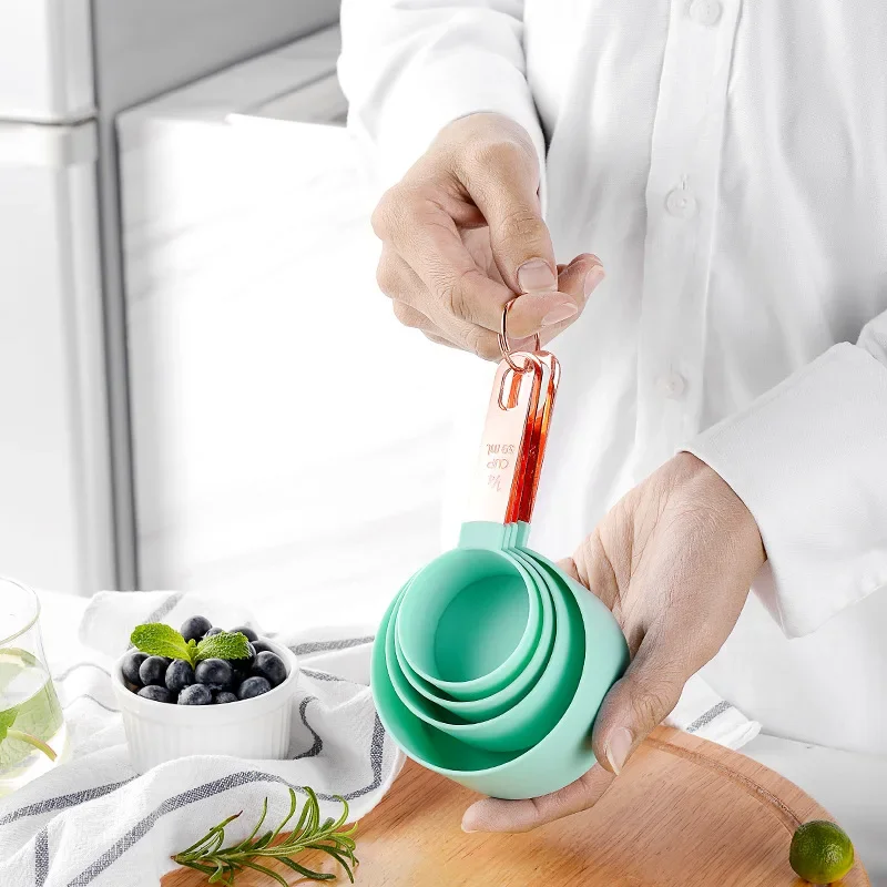 8PCS Measuring Cups Spoons Set For Baking Cake Pastry Cooking Utensils Kitchen Tools Accessories Gadget Sets Ustenes of Cuisine